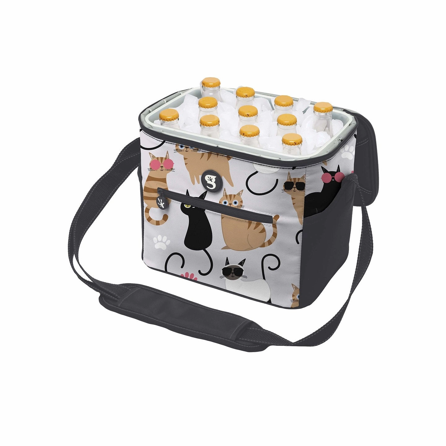 Geckobrands Medium 11 bottle / 12 Can Cooler with Removable Hard Liner