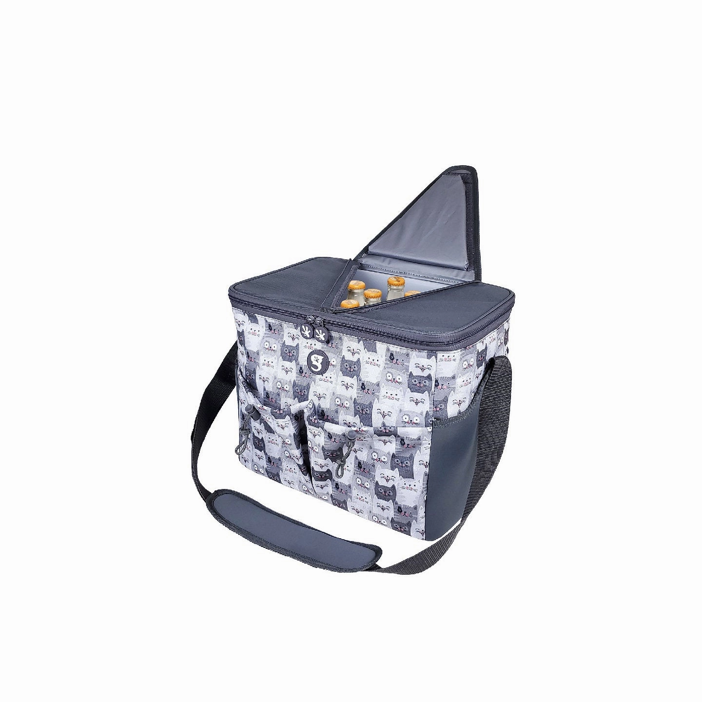 Geckobrands Medium 11 bottle / 12 Can Cooler with Removable Hard Liner