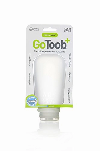 GoToob  Silicone Travel Bottle with Locking Cap, XL (6.0oz)
