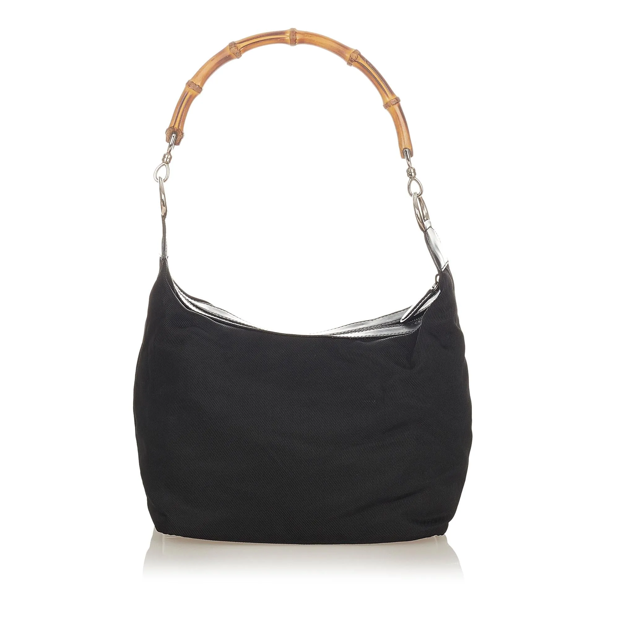 Gucci Bamboo Nylon Shoulder Bag