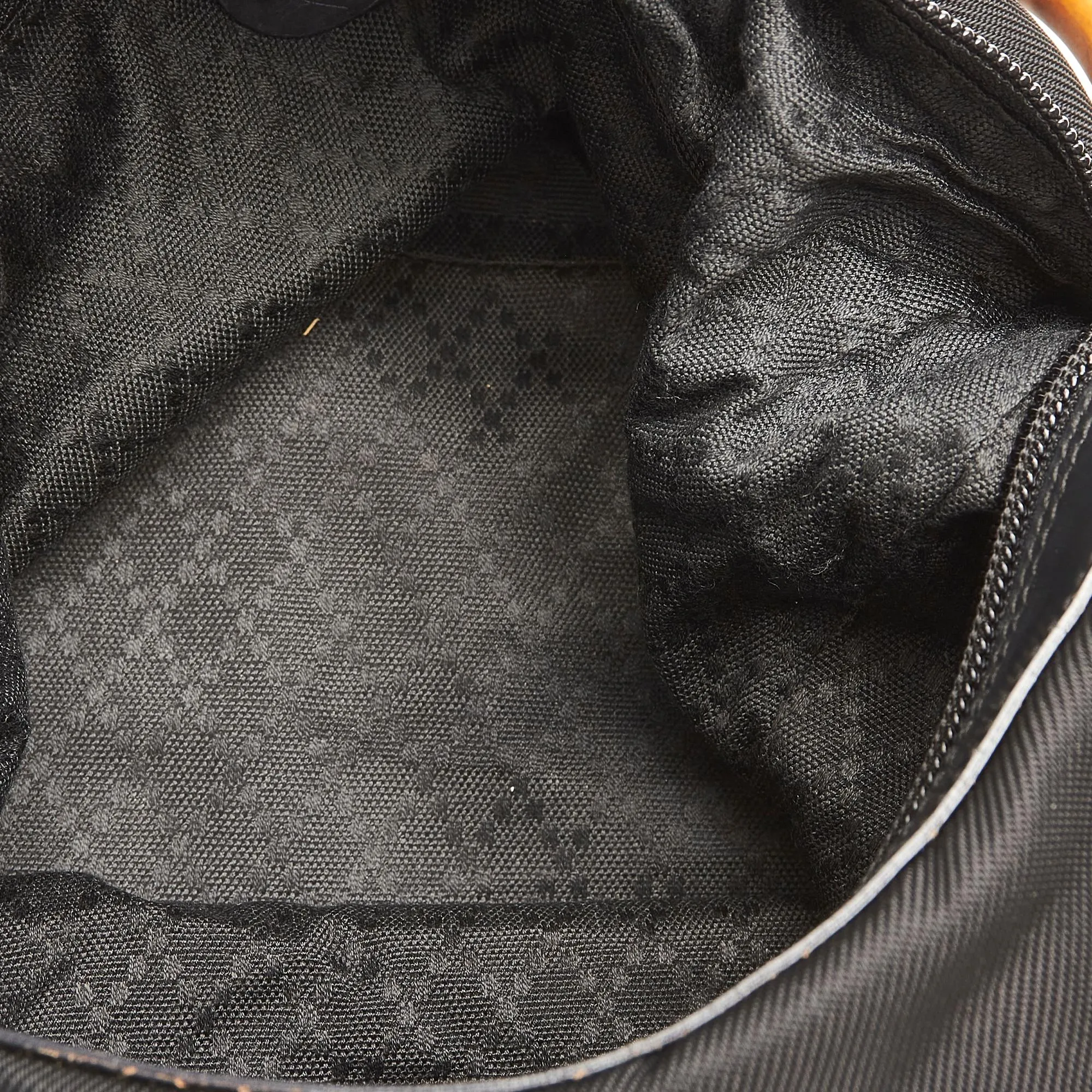 Gucci Bamboo Nylon Shoulder Bag