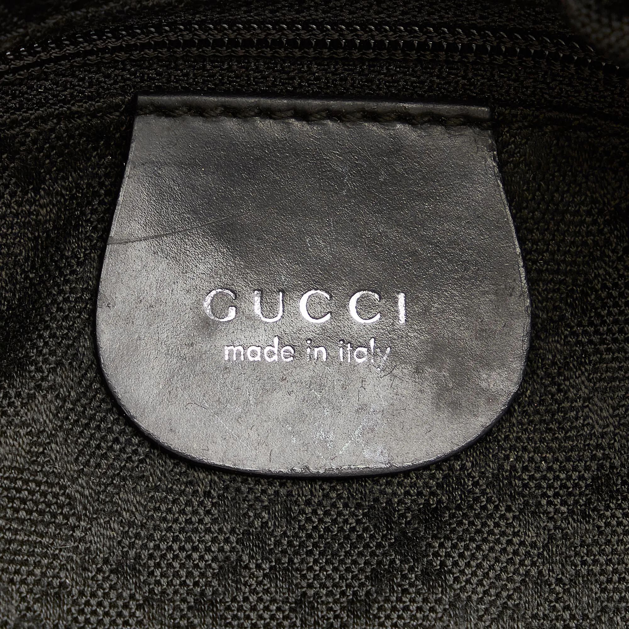 Gucci Bamboo Nylon Shoulder Bag