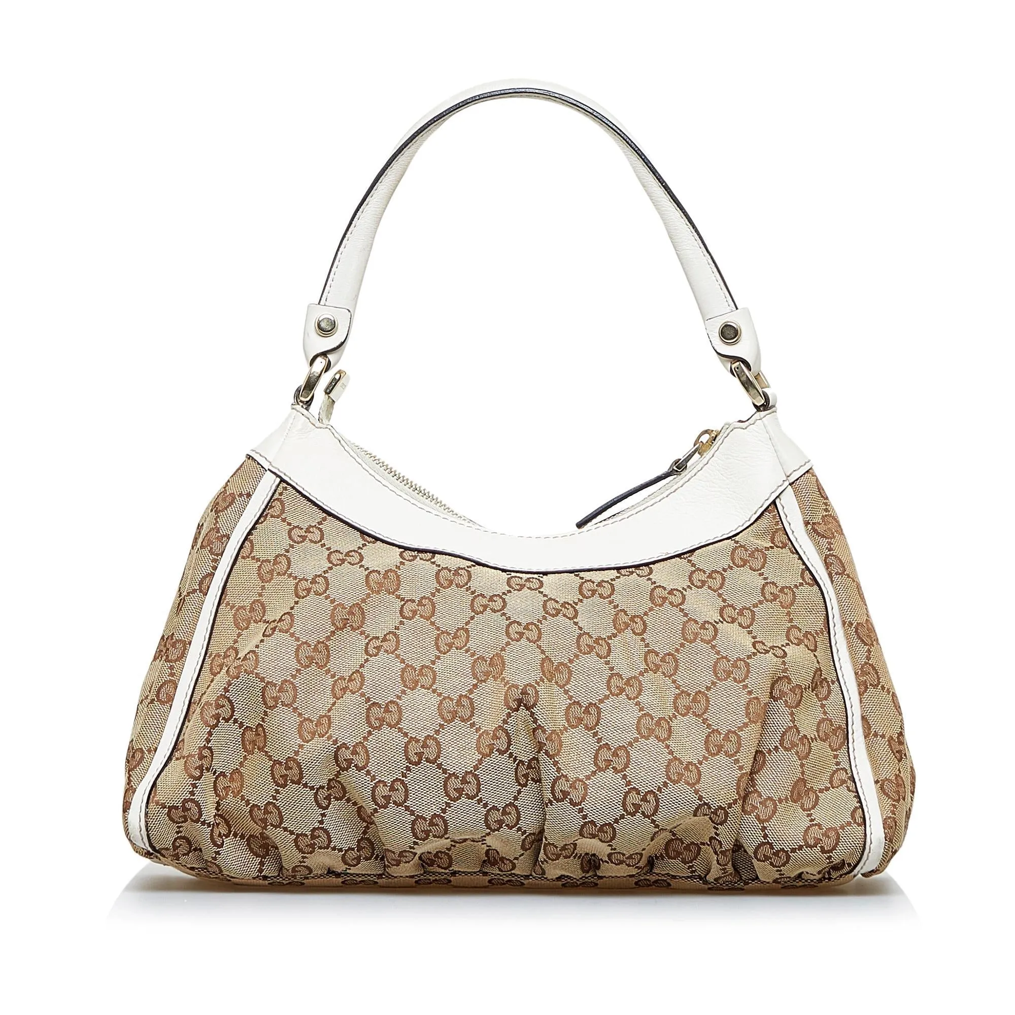 Gucci GG Canvas Abbey D-Ring Shoulder Bag (SHG-rFztis)