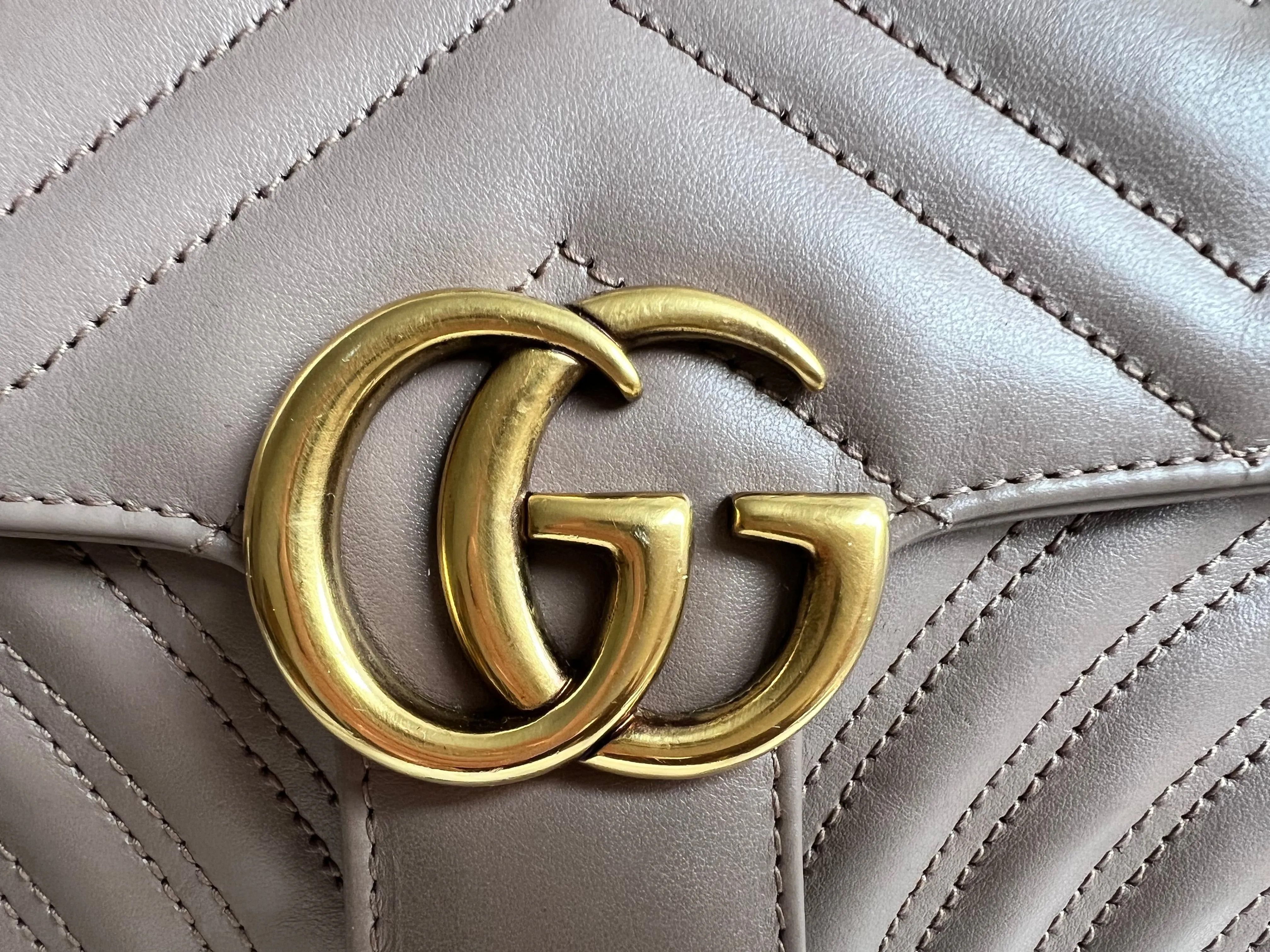 Gucci GG Dusty Pink Marmont Mini Shoulder Bag (RRP ??1,890)