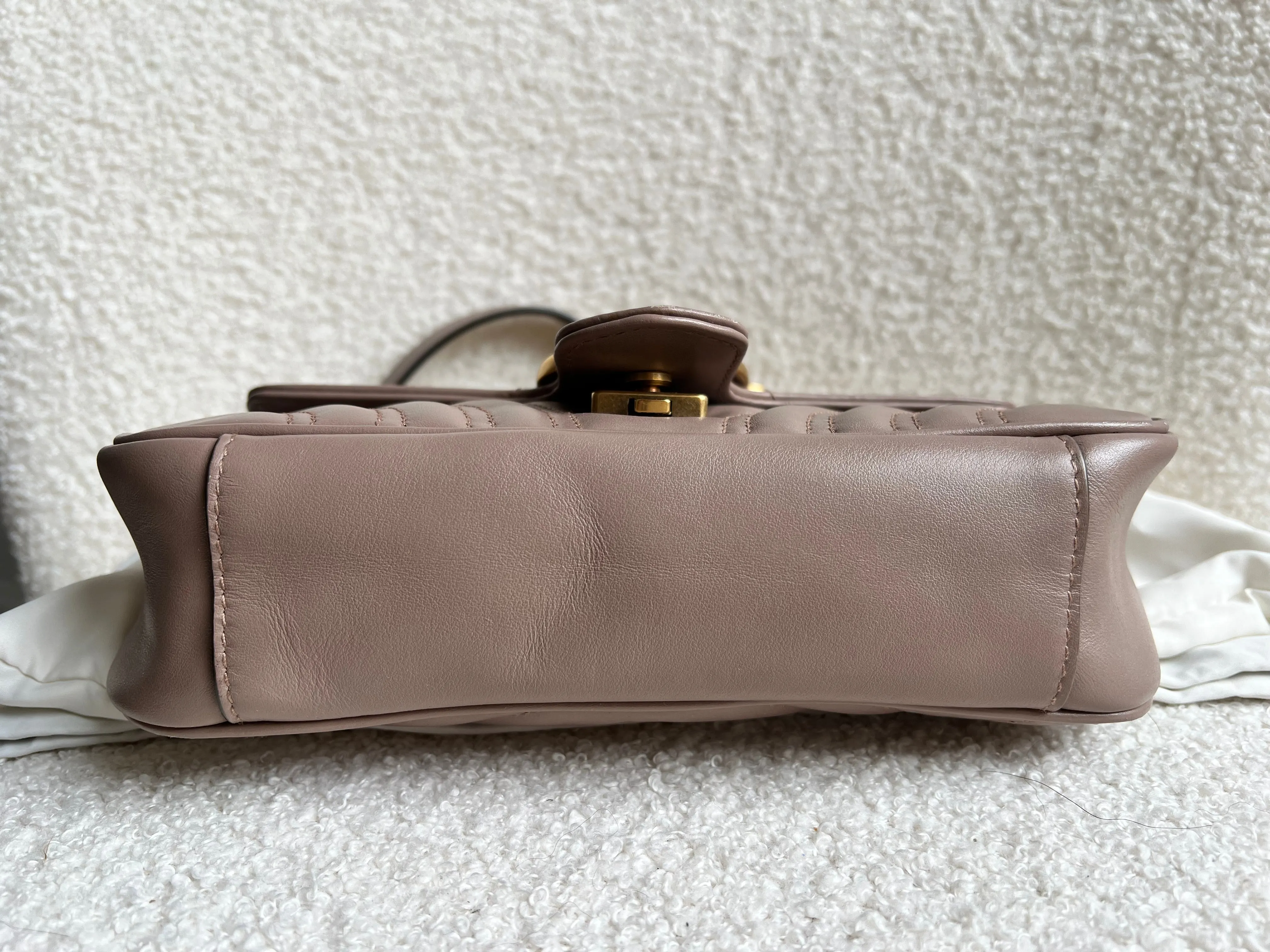 Gucci GG Dusty Pink Marmont Mini Shoulder Bag (RRP ??1,890)