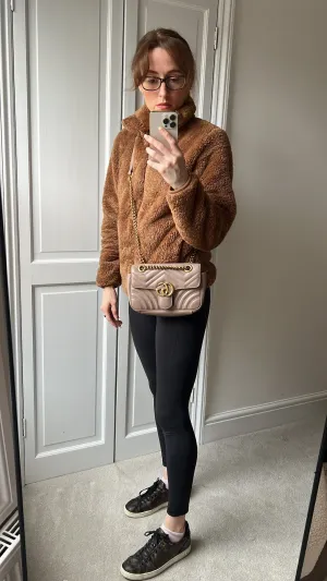 Gucci GG Dusty Pink Marmont Mini Shoulder Bag (RRP ??1,890)
