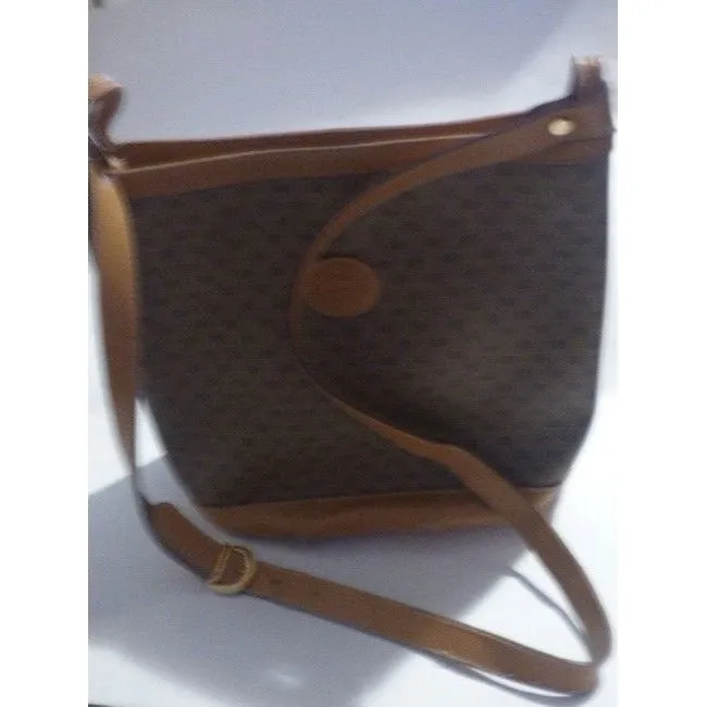 Gucci Gg Supreme Shoulder Bucket Bag Guccissima Brown Micro G Print Leather And Coated Canvas Satche