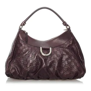 Gucci Guccissima Abbey D-Ring Shoulder Bag