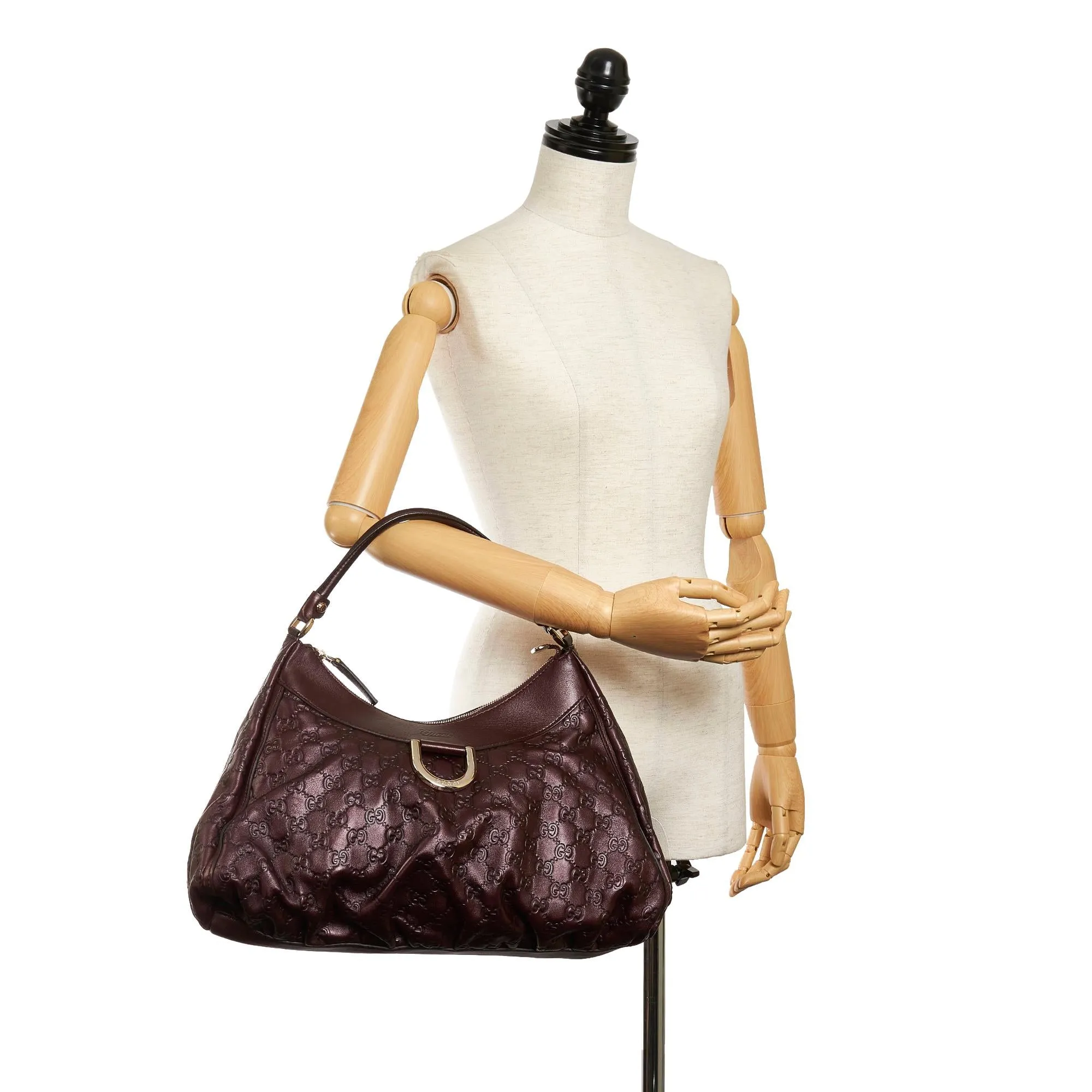 Gucci Guccissima Abbey D-Ring Shoulder Bag