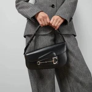 Gucci Horsebit 1955 Monogrammed Small Shoulder Bag