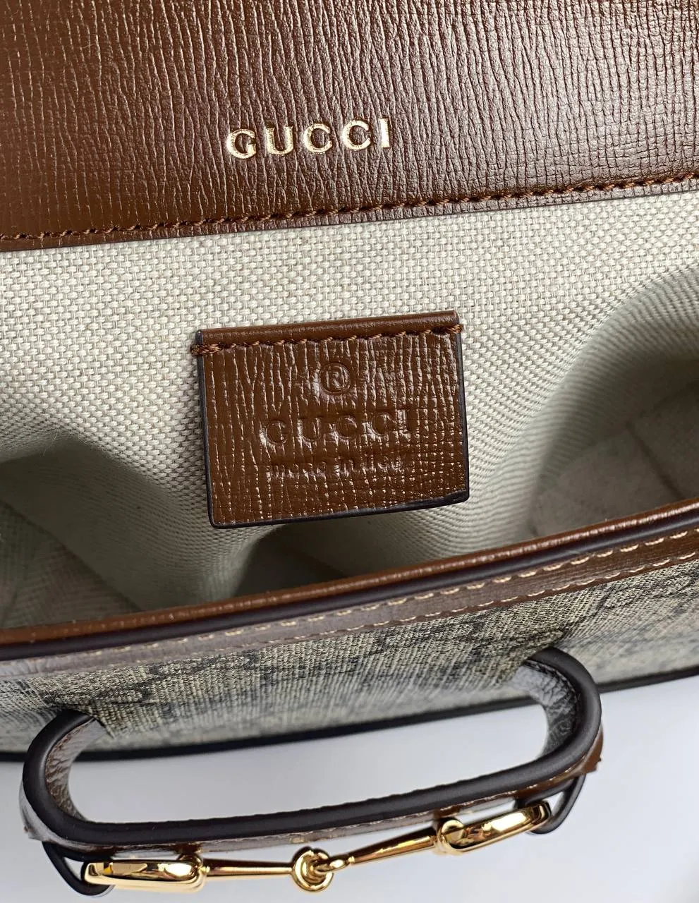 Gucci Horsebit 1955 shoulder bag brown