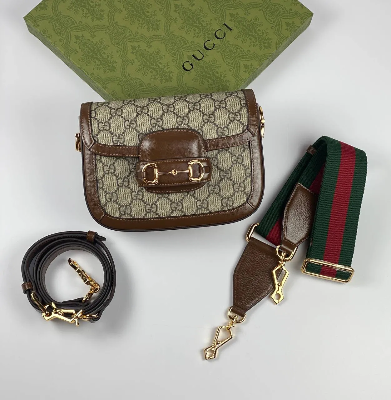 Gucci Horsebit 1955 shoulder bag brown