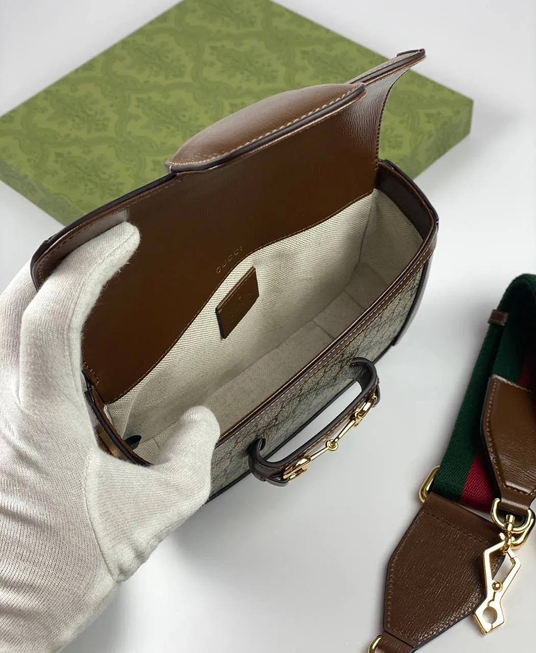 Gucci Horsebit 1955 shoulder bag brown