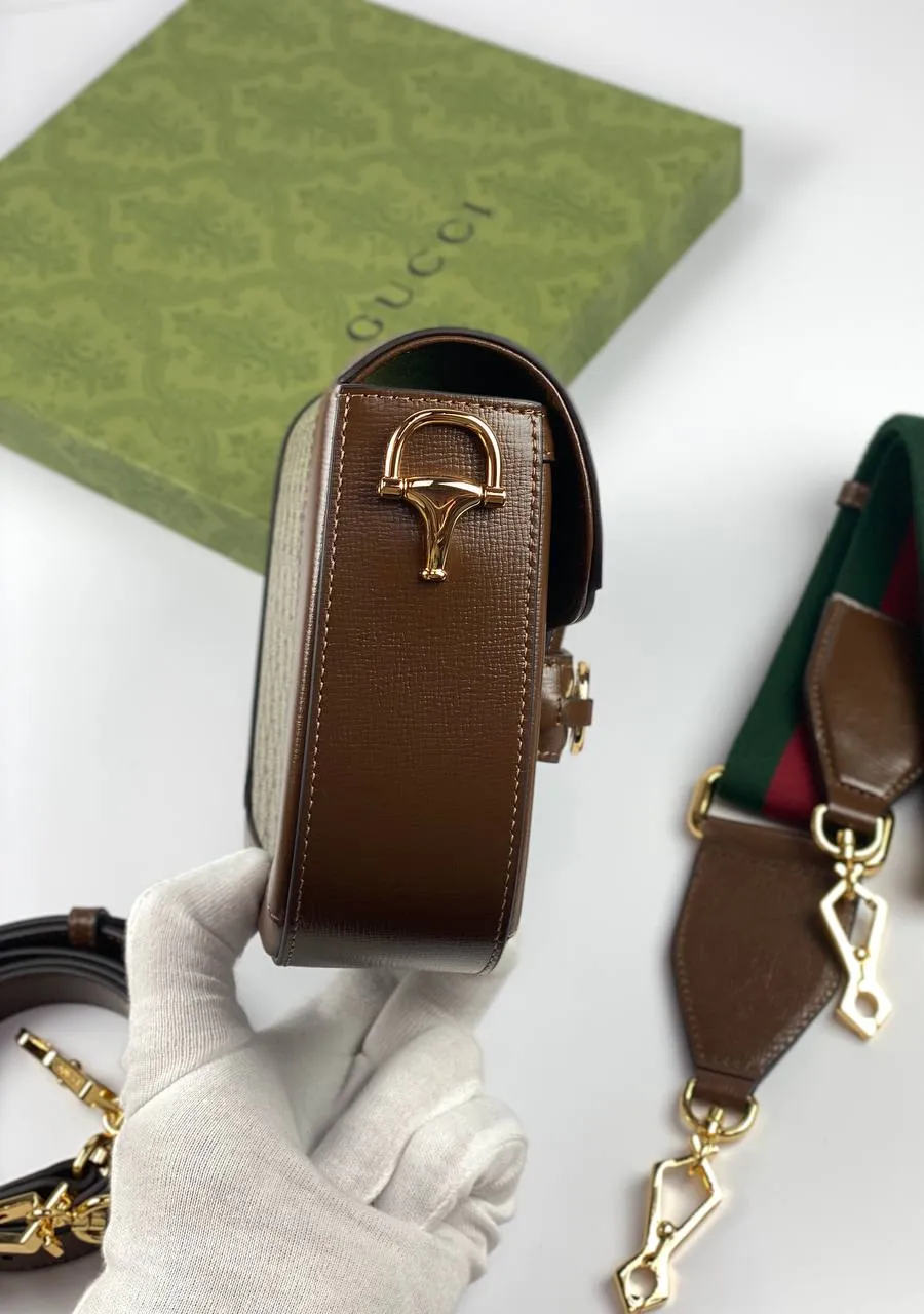 Gucci Horsebit 1955 shoulder bag brown