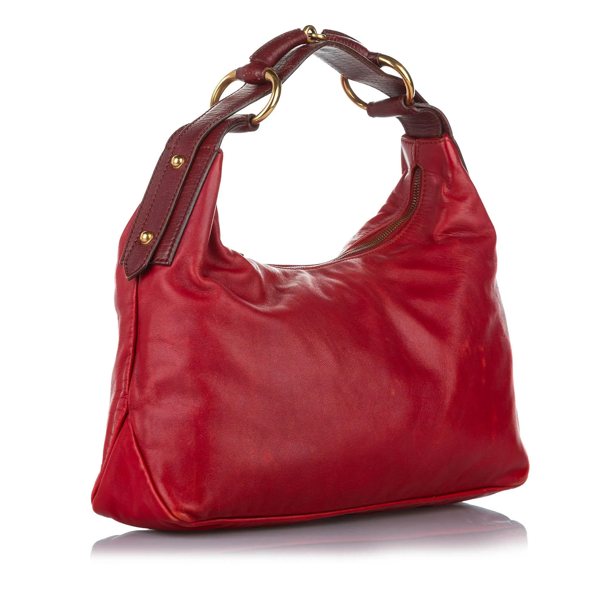 Gucci Horsebit Leather Shoulder Bag