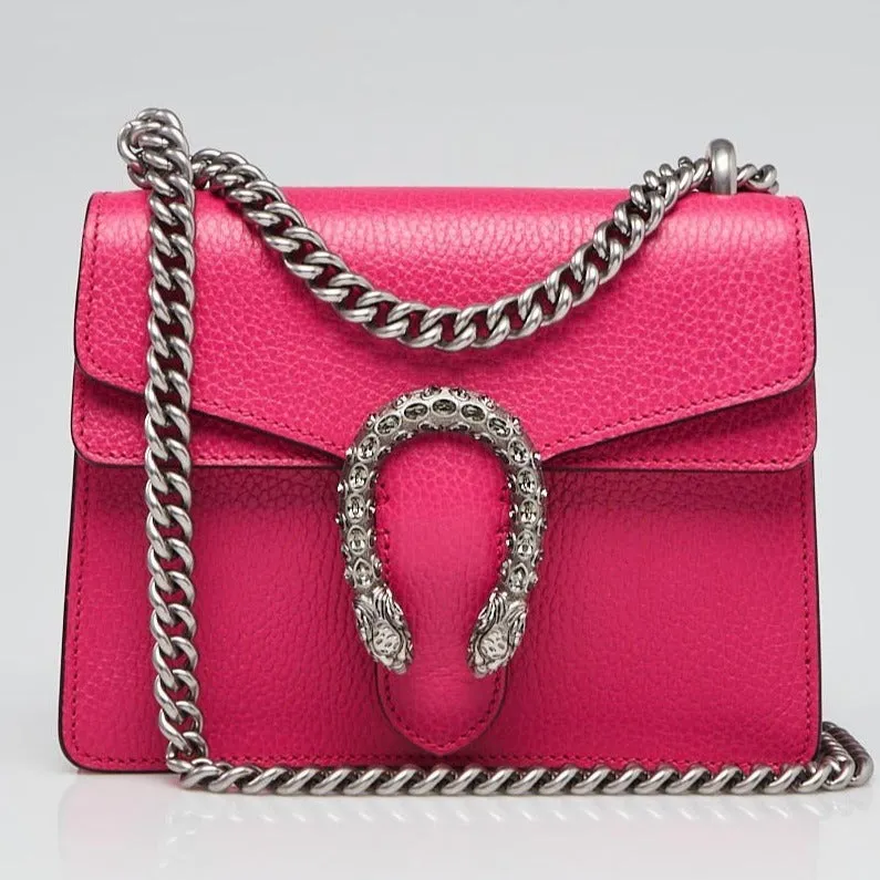 Gucci Mini Dionysus Shoulder Bag in Pink