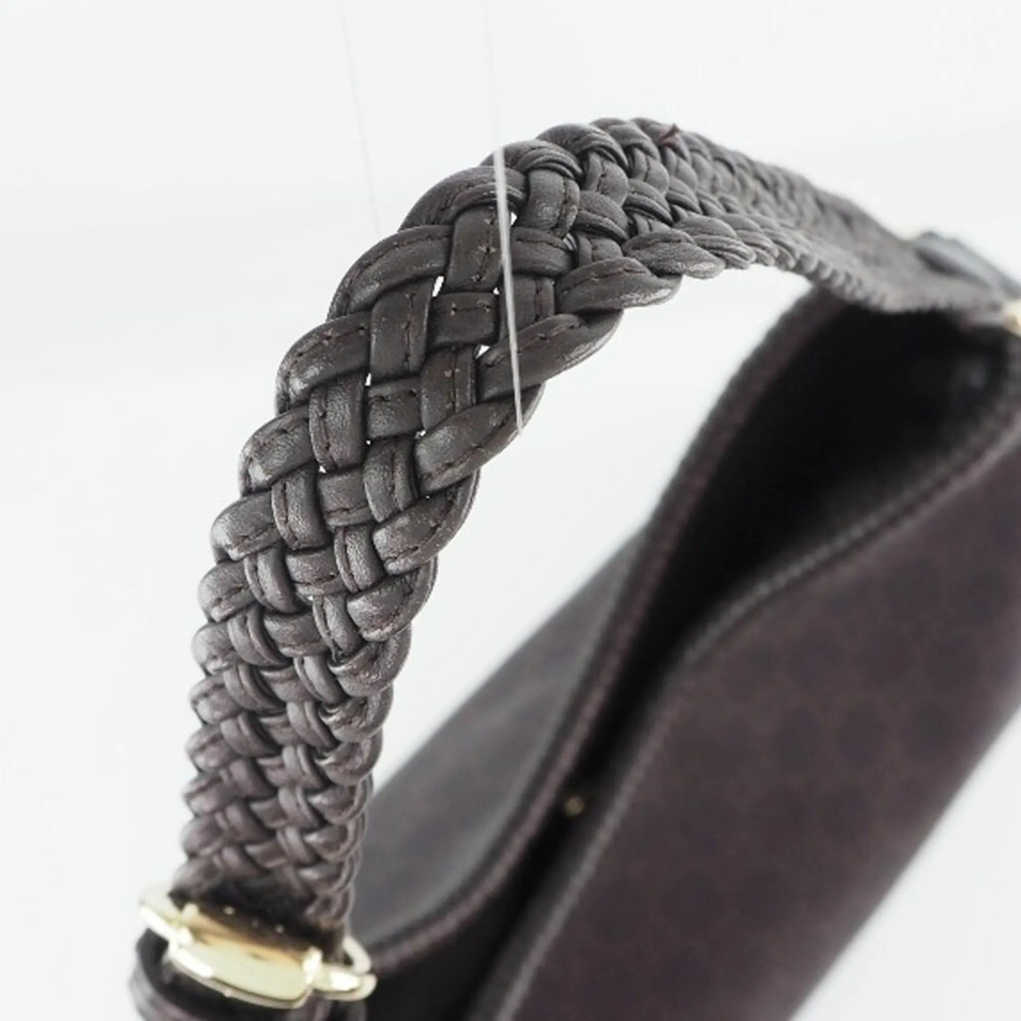 Gucci One Shoulder Tassel 336659 GG Canvas Brown Women's Bag