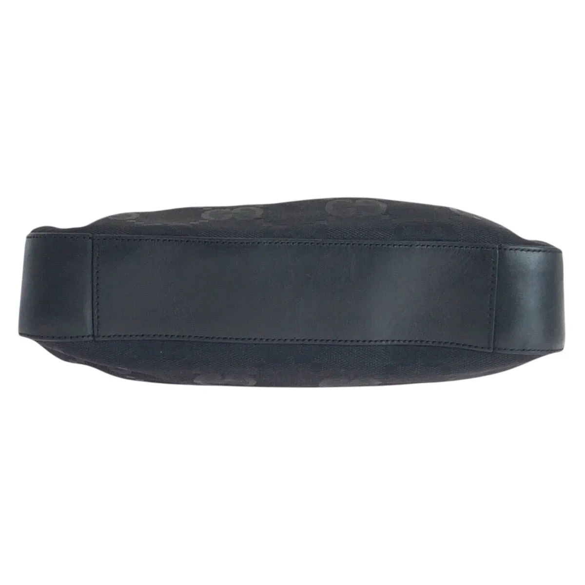 GUCCI Shoulder Bag 001 3821 canvas black Jumbo GG