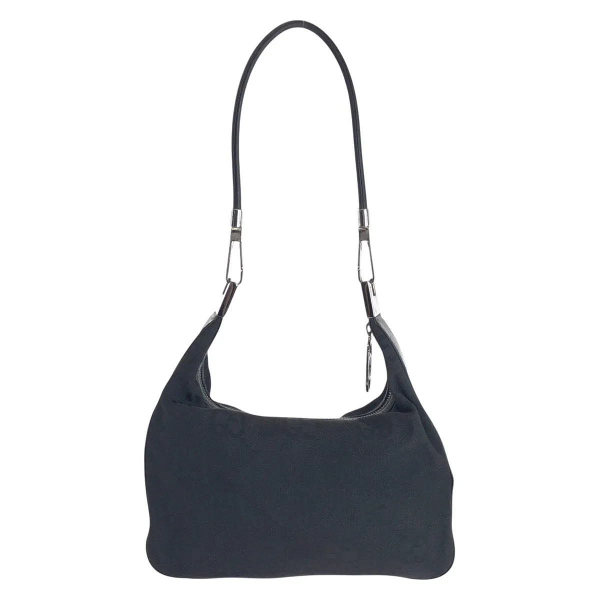 GUCCI Shoulder Bag 001 3821 canvas black Jumbo GG