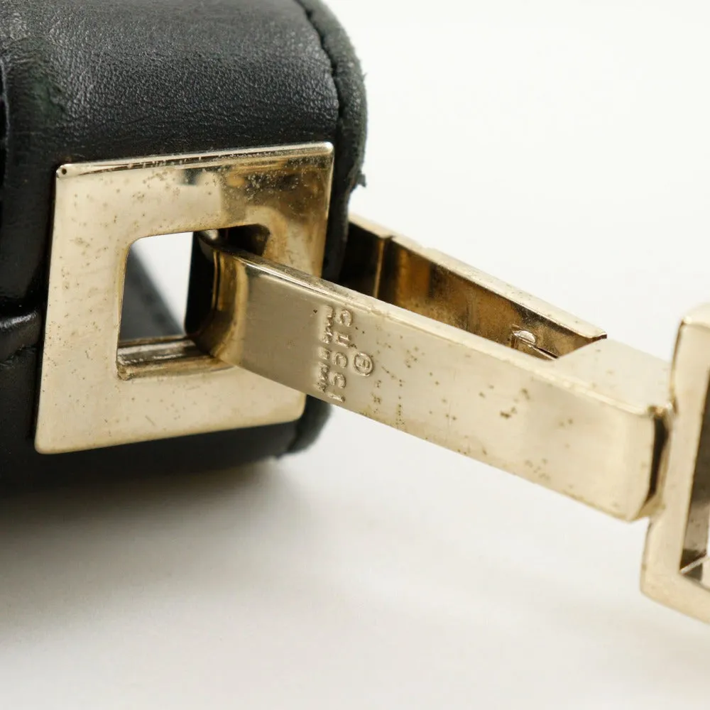 GUCCI Shoulder Bag 001.4231 GG canvas black one belt