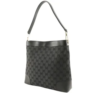 GUCCI Shoulder Bag 001.4231 GG canvas black one belt