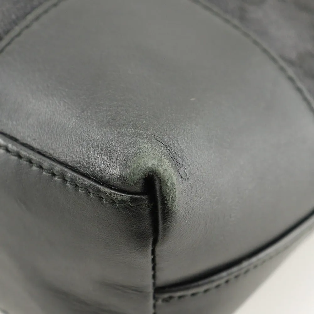 GUCCI Shoulder Bag 001.4231 GG canvas black one belt