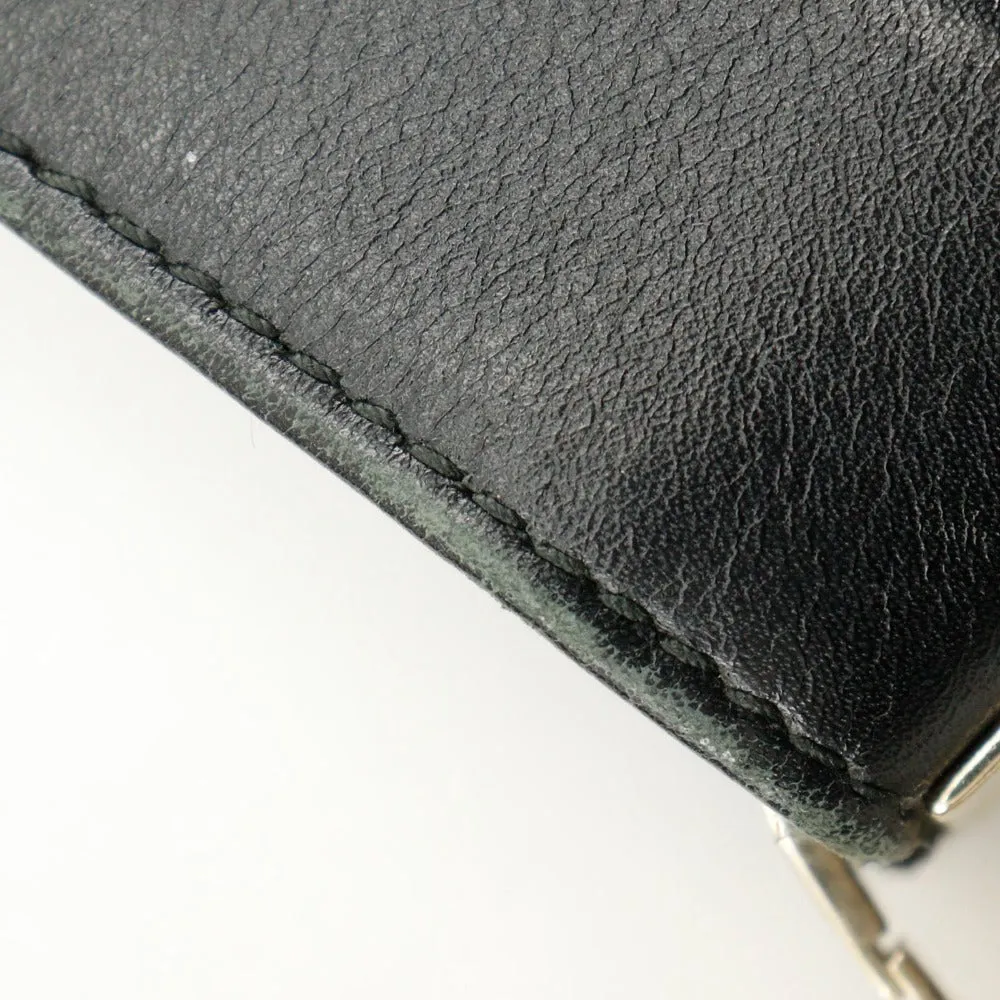 GUCCI Shoulder Bag 001.4231 GG canvas black one belt