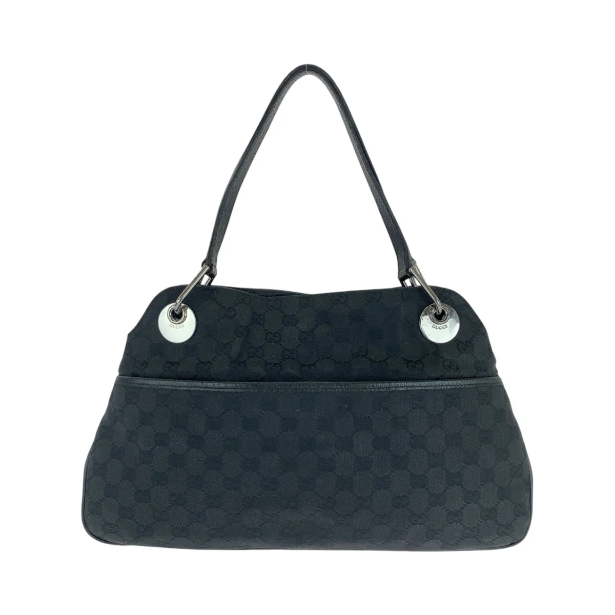 GUCCI Shoulder Bag 121023 GG canvas black