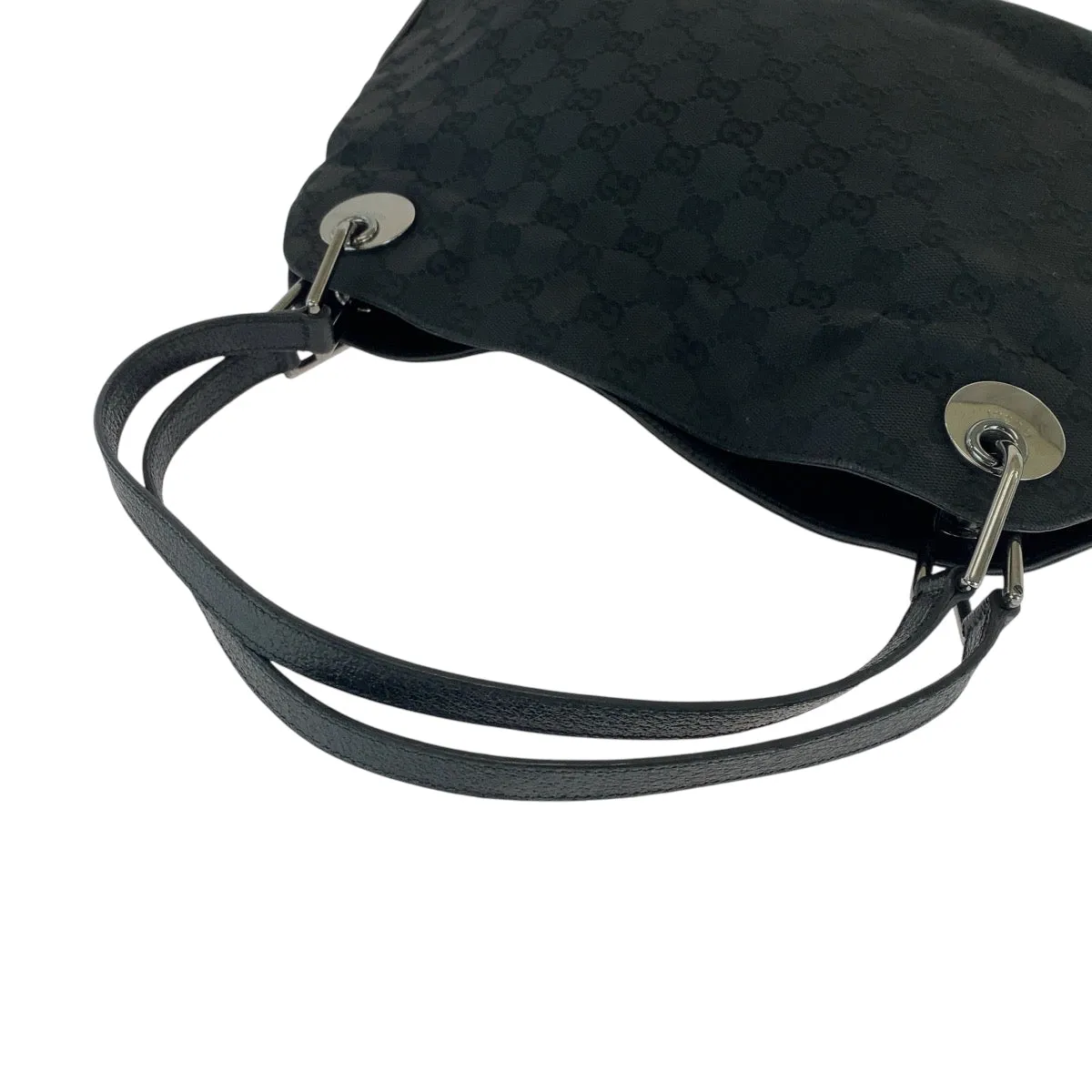 GUCCI Shoulder Bag 121023 GG canvas black