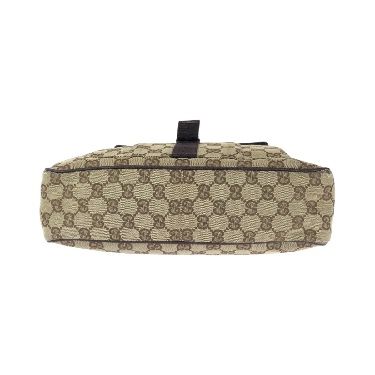 GUCCI Shoulder Bag 131211 GG canvas Beige Brown SilverMetal Shoulder Bag Crossbody Women Used