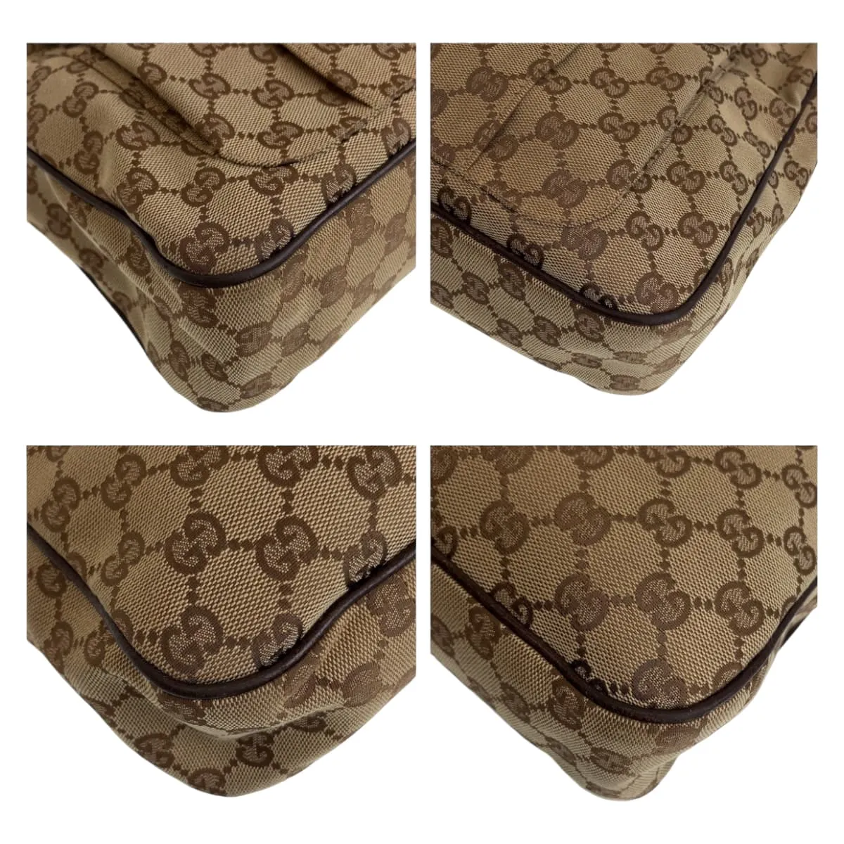 GUCCI Shoulder Bag 131211 GG canvas Beige SilverMetal Crossbody Shoulder Bag Messenger Bag Unisex mens Used