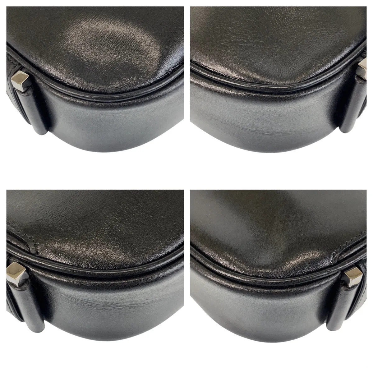 GUCCI Shoulder Bag 143747 leather Black black Women Used