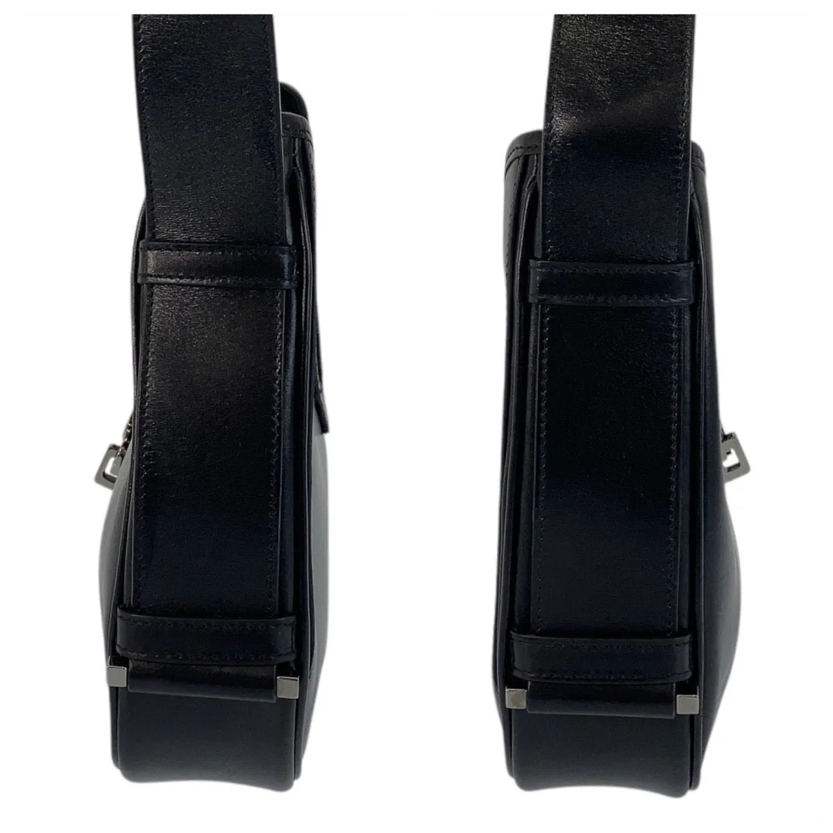 GUCCI Shoulder Bag 143747 leather Black black Women Used