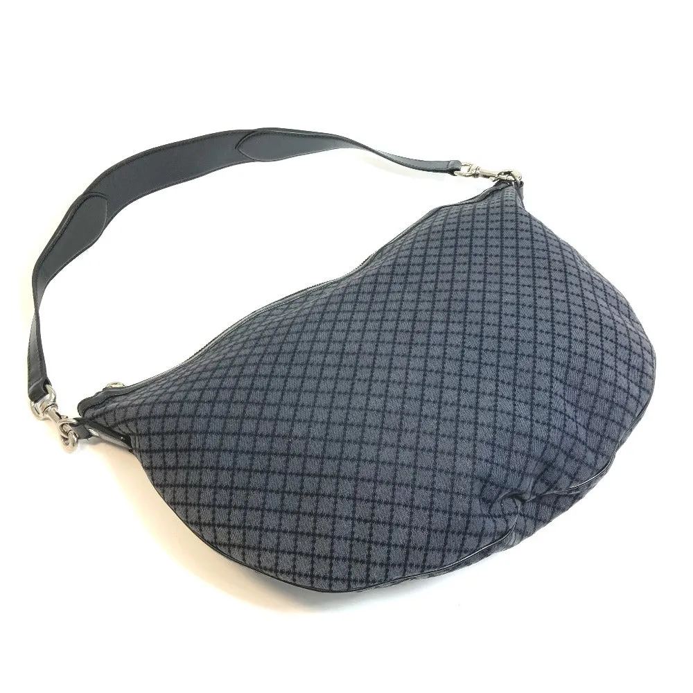 GUCCI Shoulder Bag 243308 canvas Black x gray Diamante Women Used