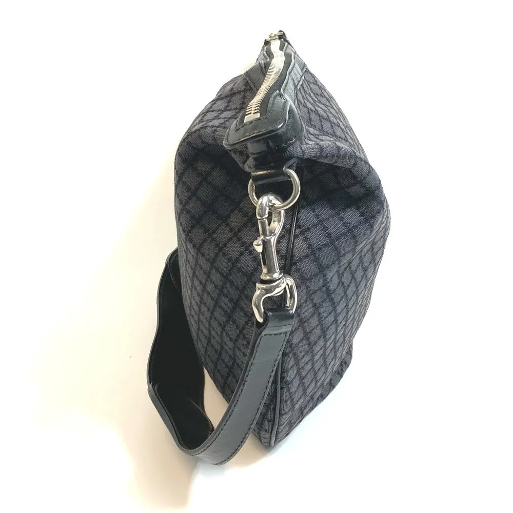 GUCCI Shoulder Bag 243308 canvas Black x gray Diamante Women Used