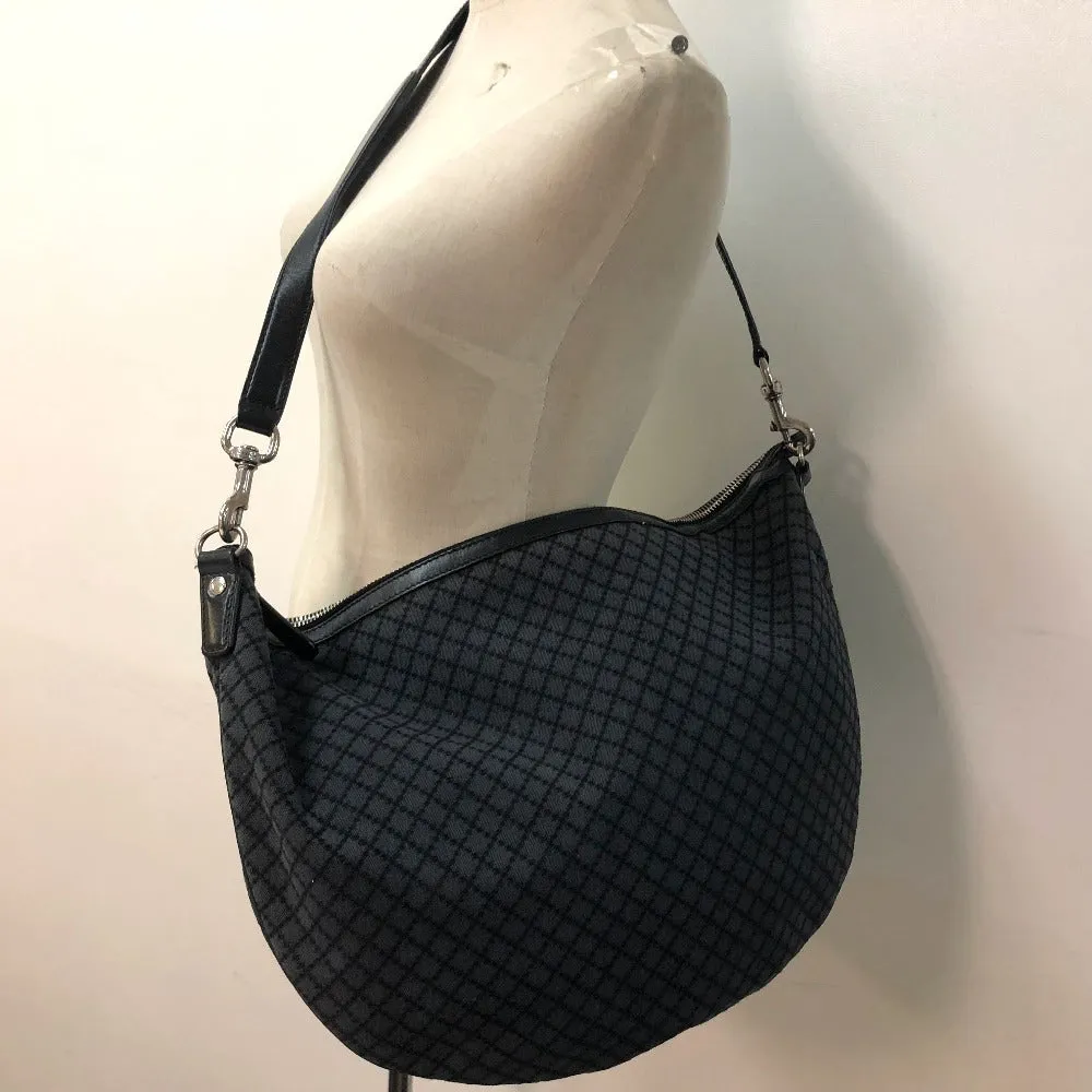 GUCCI Shoulder Bag 243308 canvas Black x gray Diamante Women Used