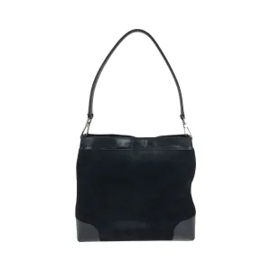 GUCCI Shoulder Bag 33900 Suede Black Green Red SilverMetal Sherry line