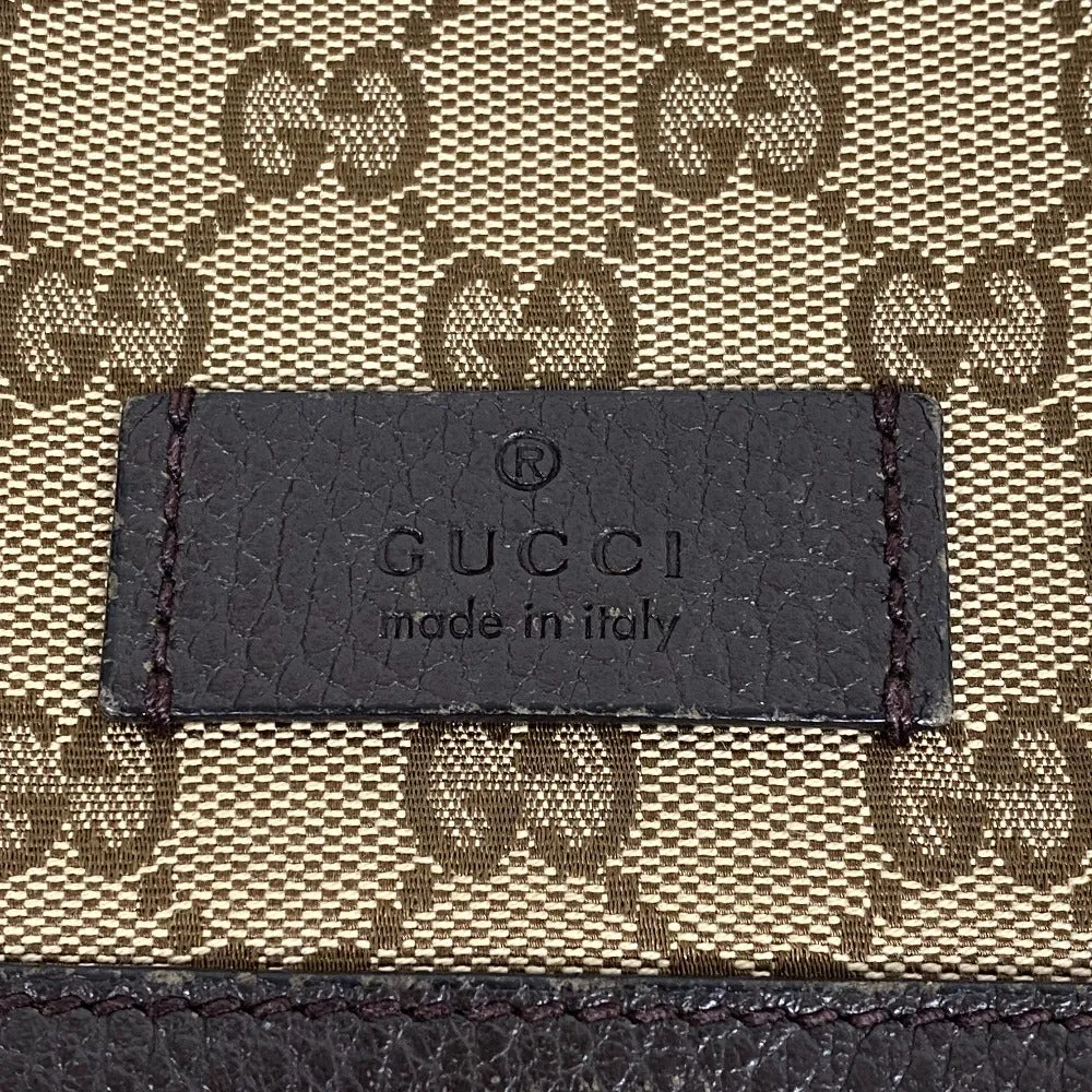 GUCCI Shoulder Bag 449172 canvas Brown GG canvas