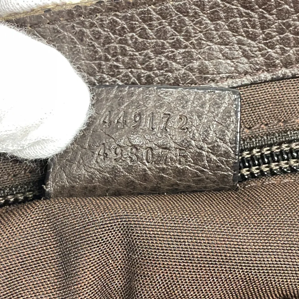 GUCCI Shoulder Bag 449172 canvas Brown GG canvas