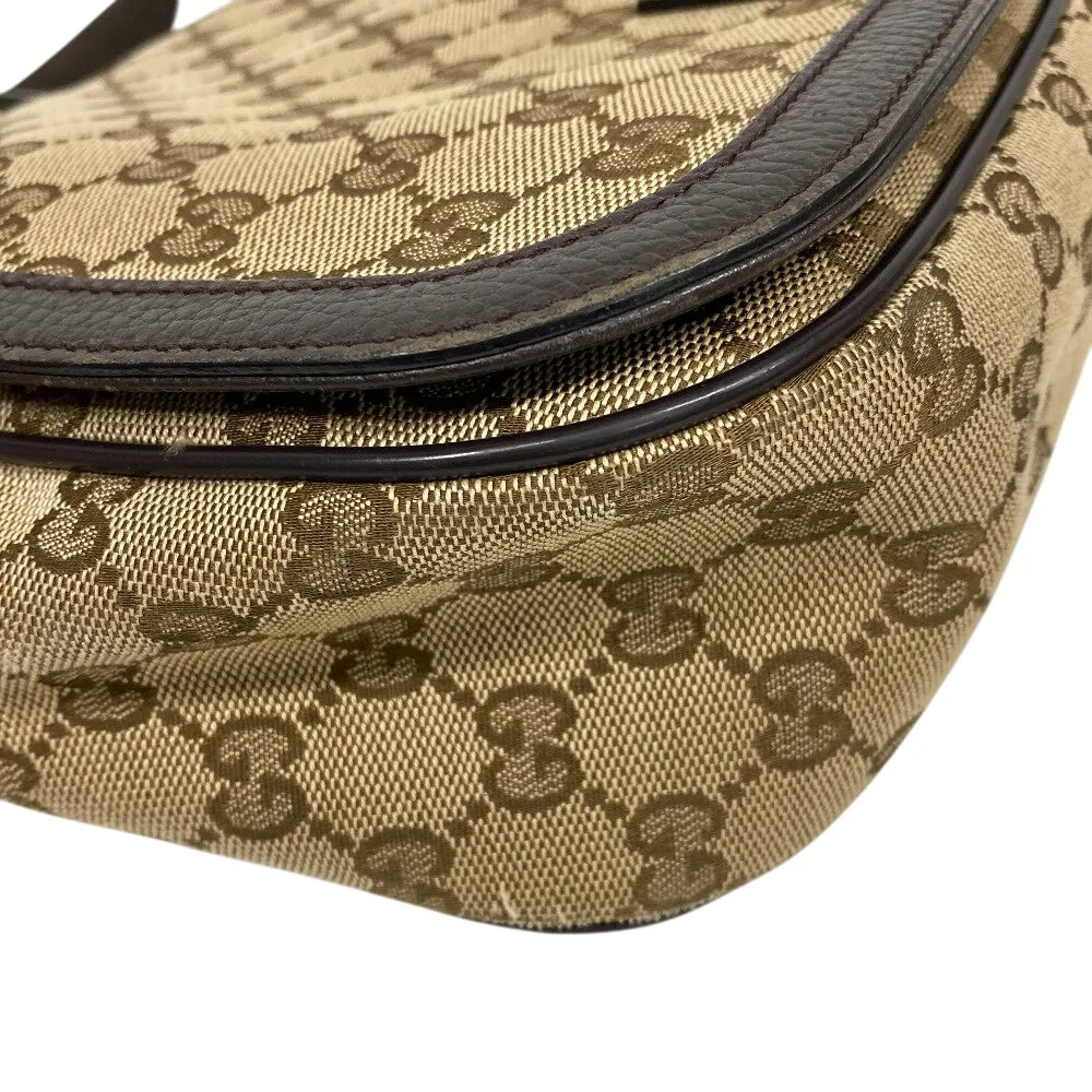 GUCCI Shoulder Bag 449172 canvas Brown GG canvas