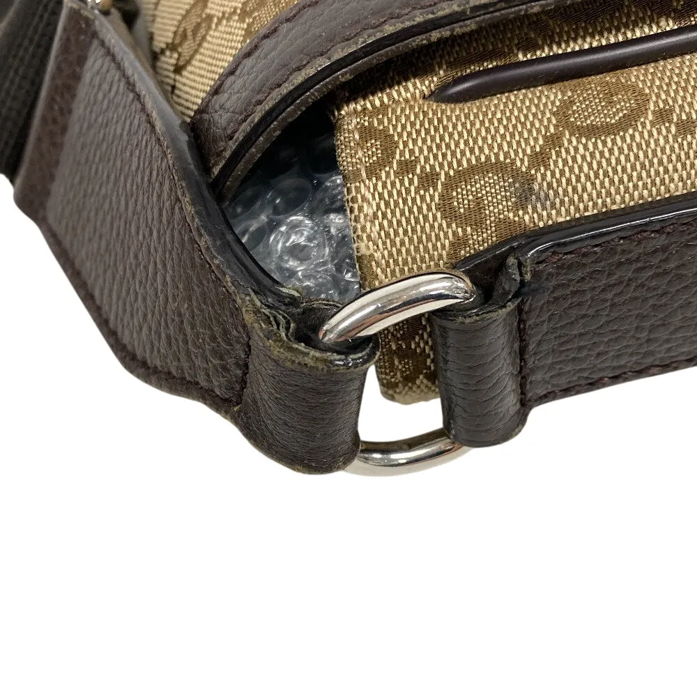 GUCCI Shoulder Bag 449172 canvas Brown GG canvas