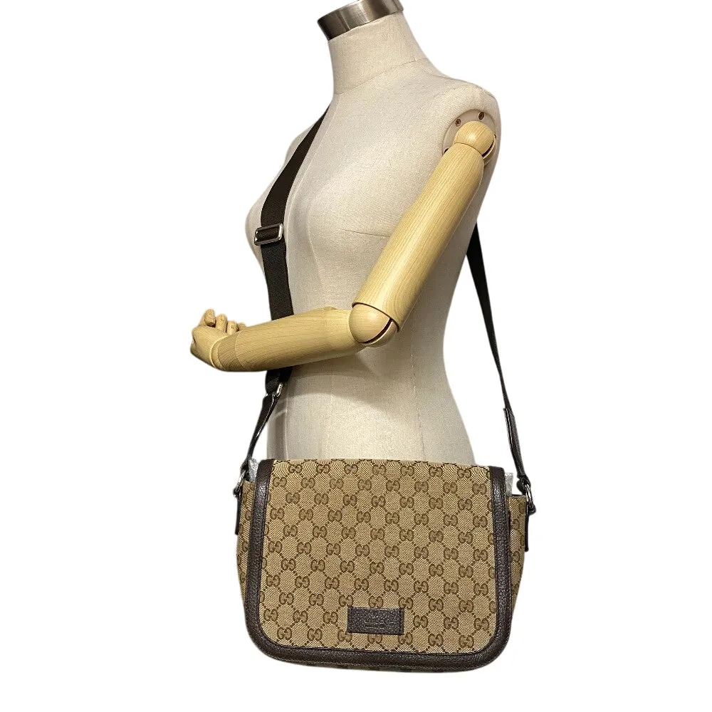 GUCCI Shoulder Bag 449172 canvas Brown GG canvas