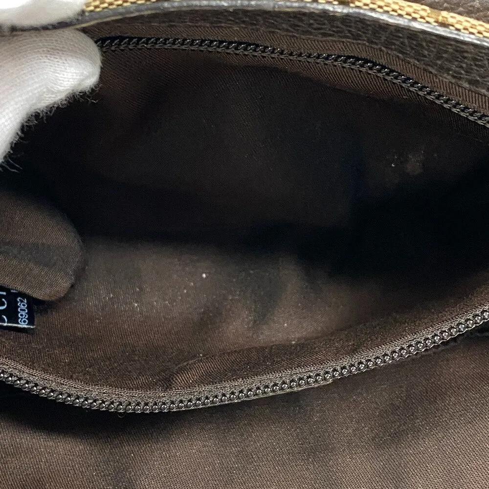 GUCCI Shoulder Bag 449172 canvas Brown GG canvas