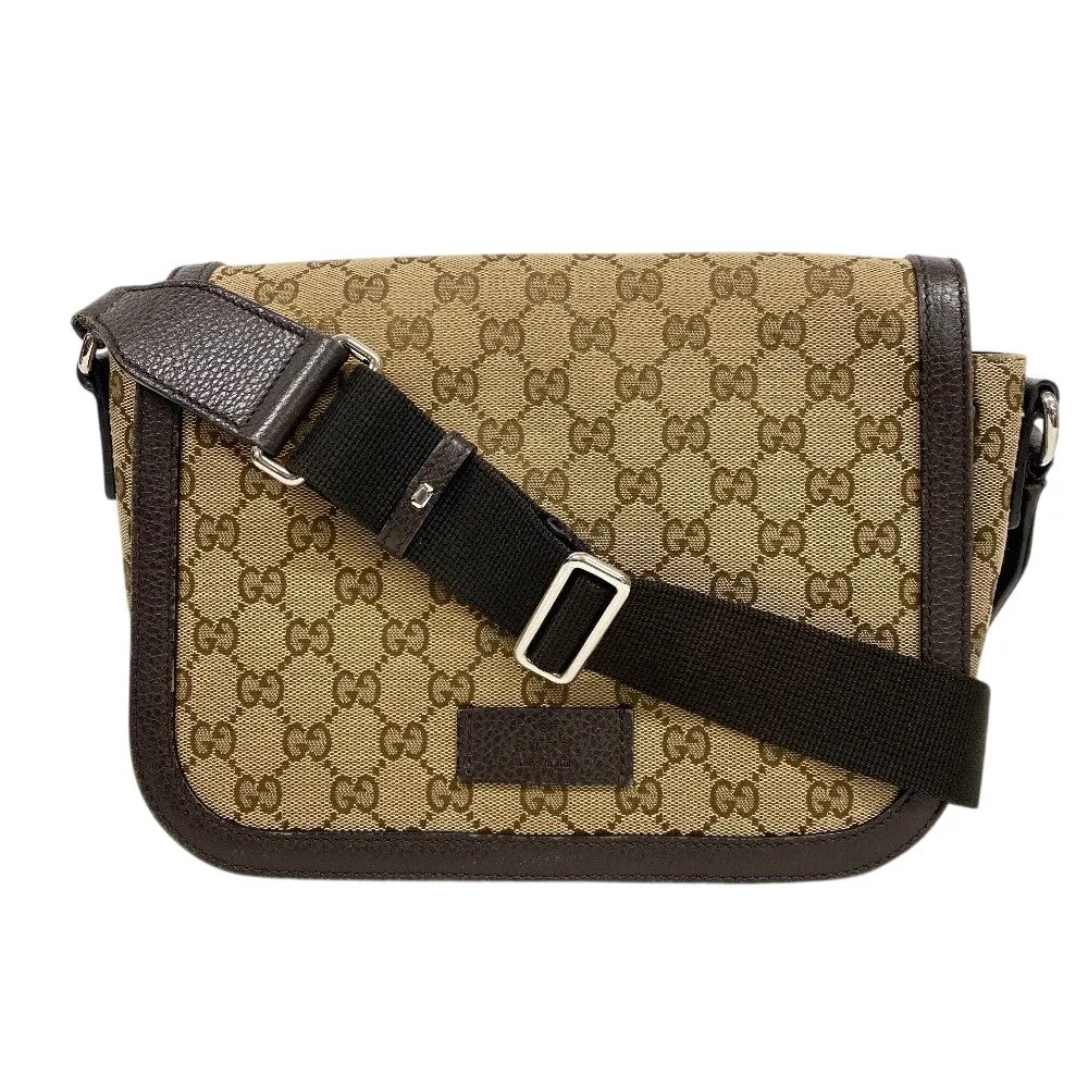 GUCCI Shoulder Bag 449172 canvas Brown GG canvas