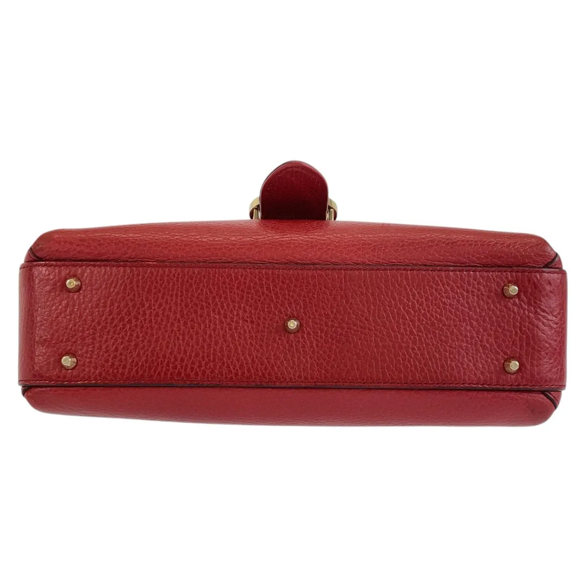 GUCCI Shoulder Bag 510302 leather Red Shoulder Bag Handbag 2way Interlocking Women Used