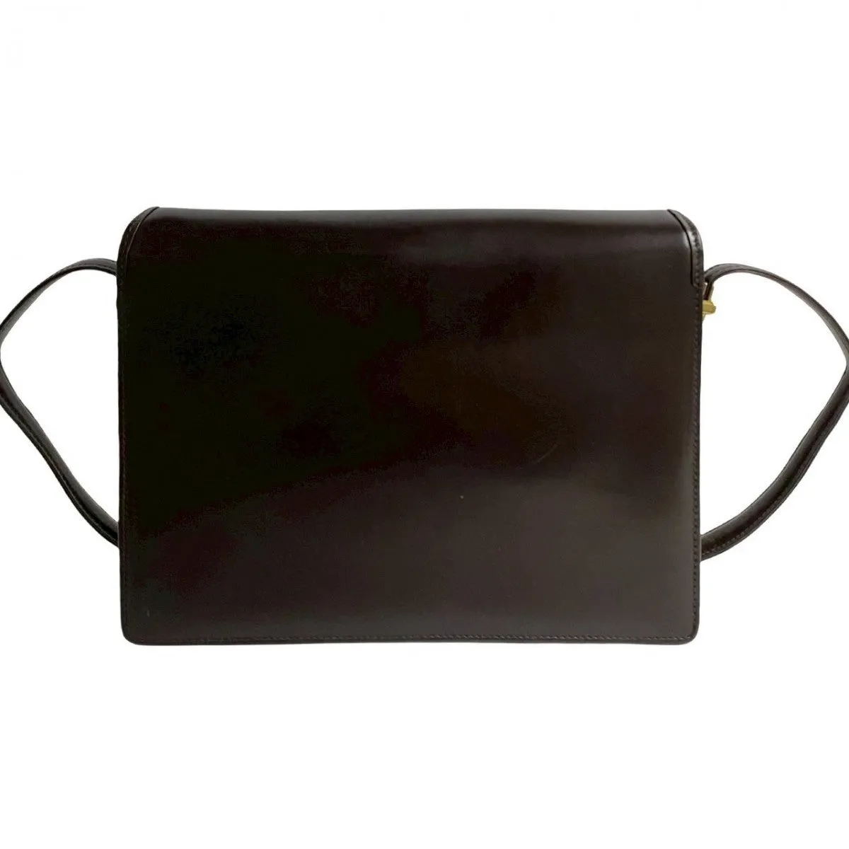 GUCCI Shoulder Bag Calfskin Brown