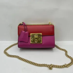 Gucci Small Padlock Shoulder Bag - Pink B3-41