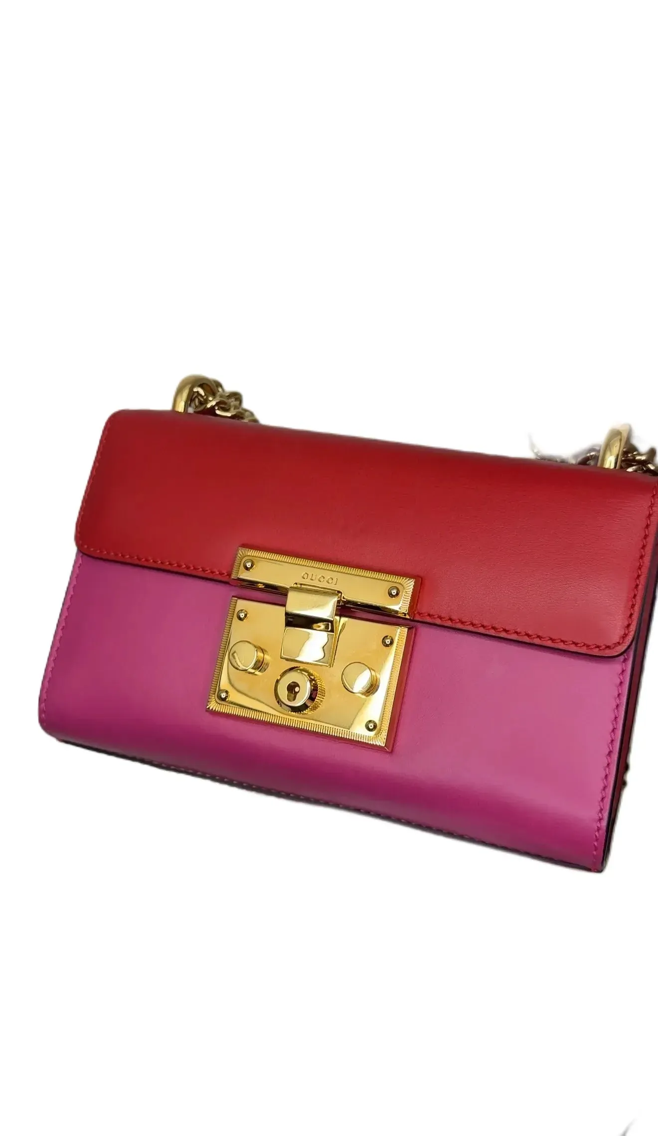 Gucci Small Padlock Shoulder Bag - Pink B3-41