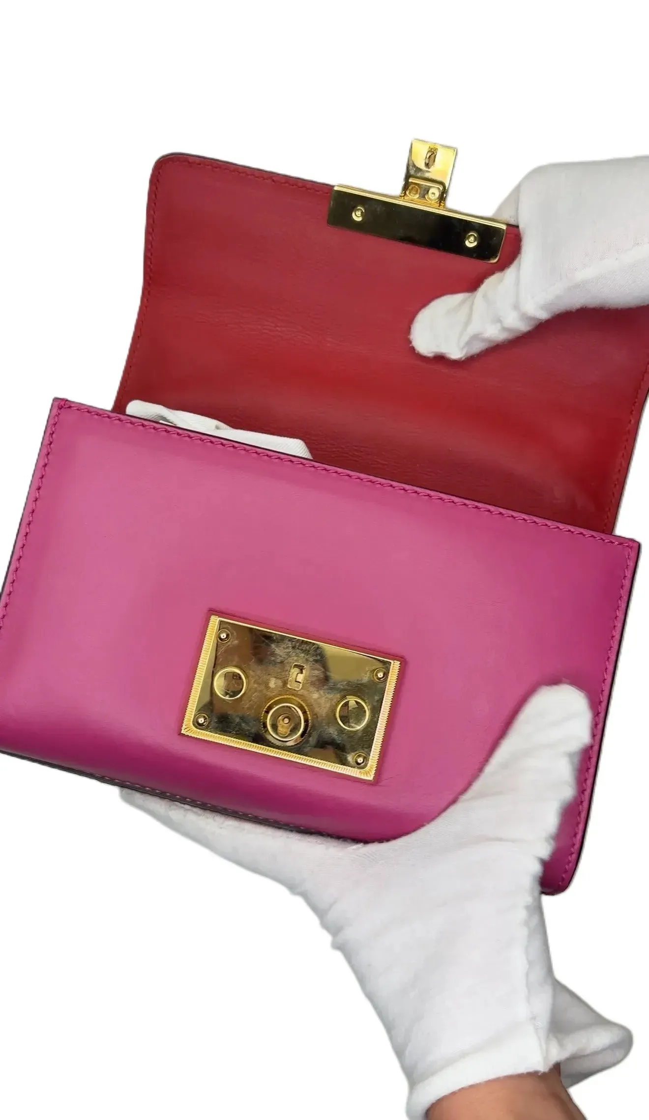 Gucci Small Padlock Shoulder Bag - Pink B3-41