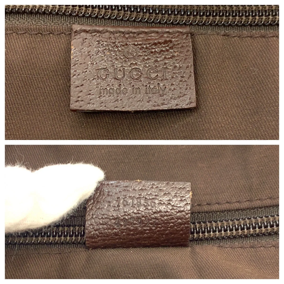 GUCCI Tote Bag 161836 GG canvas Brown beige Tote Bag Shoulder Bag Unisex Sherry line Women Used